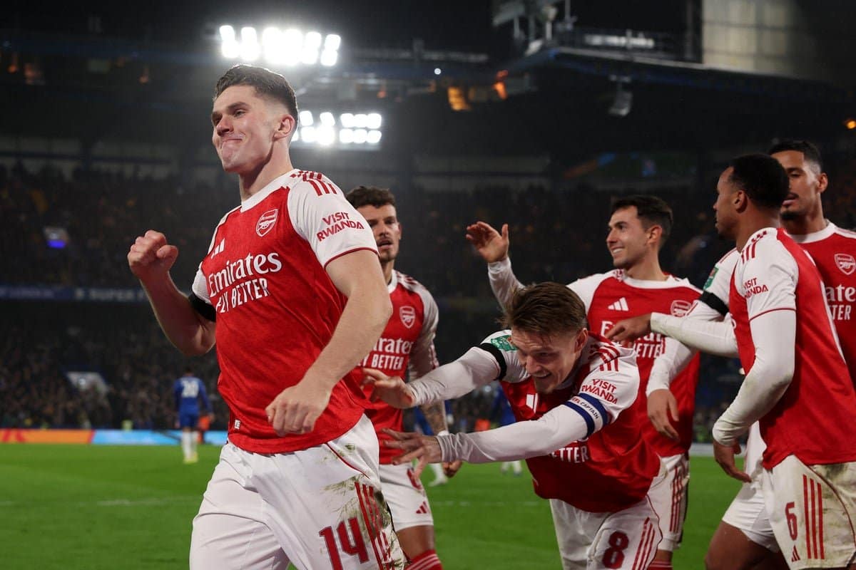 Arsenal 1-0 Chelsea (4-2 agg): Havertz Seals Wembley Spot in Tense Semi-Final Second Leg 3 Arsenal place one foot in Carabao Cup final in brutal reality ...